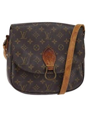 Authentic LOUIS VUITTON Monogram Saint Cloud GM Shoulder Bag M51242 LV